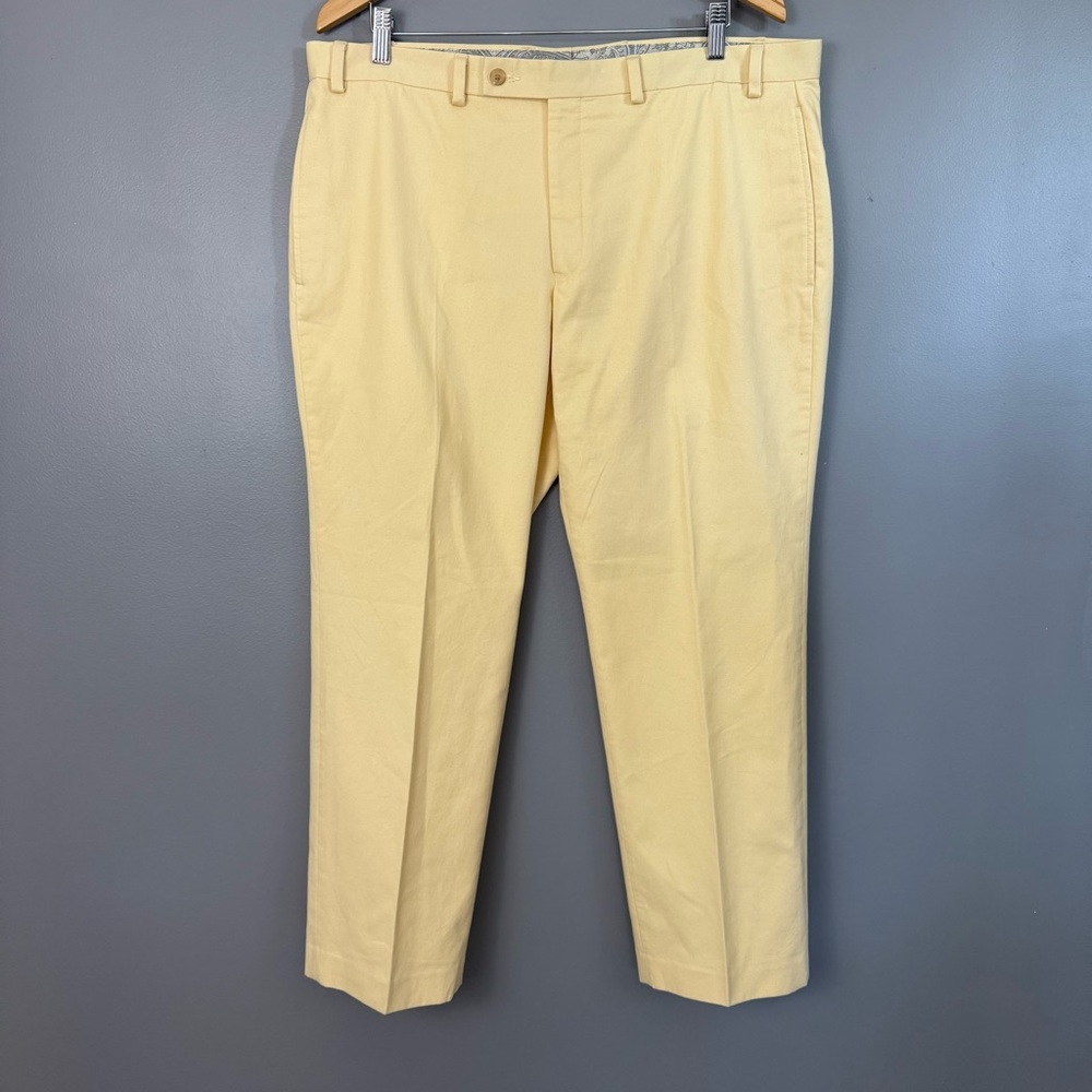 Lauren Ralph Lauren Men’s Chino Dress Pants 38x29 Yellow Cotton Classic Fit